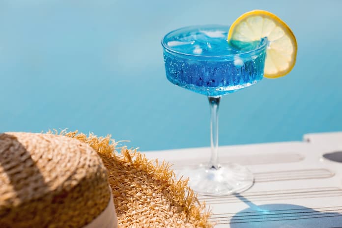 Blue Lagoon cocktail