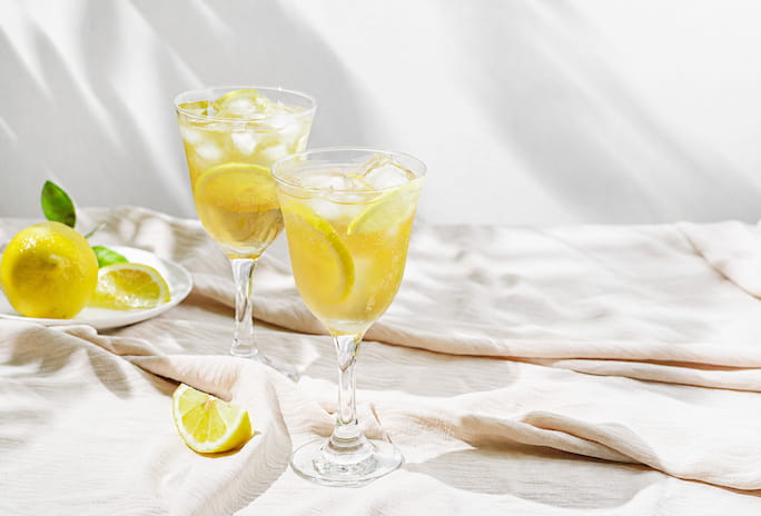 Cointreau Fizz cocktail