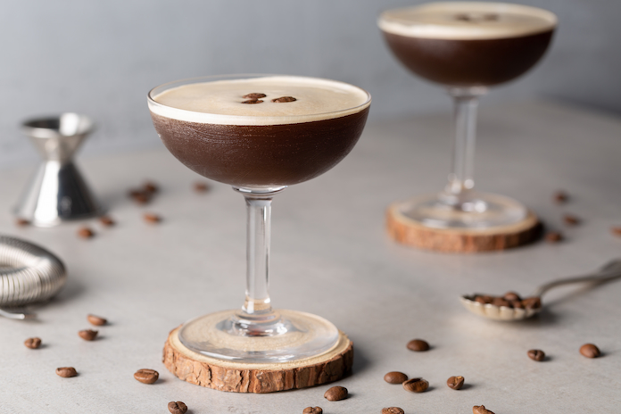 Espresso No-Tini alkoholfri Espresso Martini mocktail