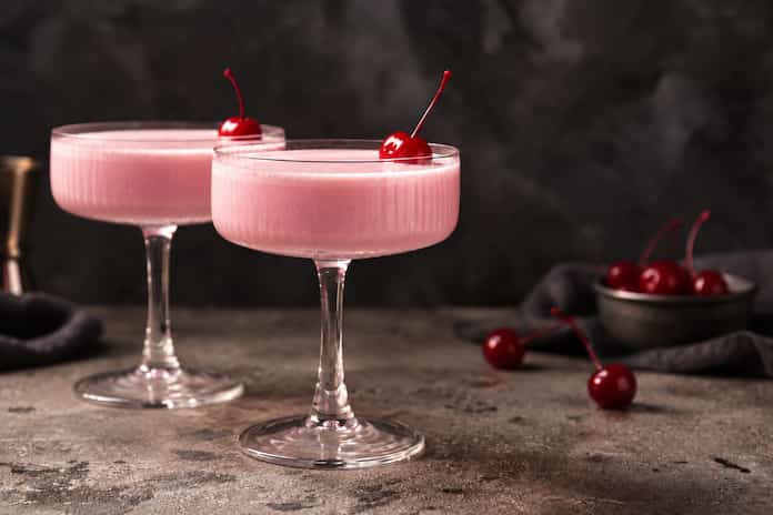 Pink Panther cocktail med Licor 43 og mælk