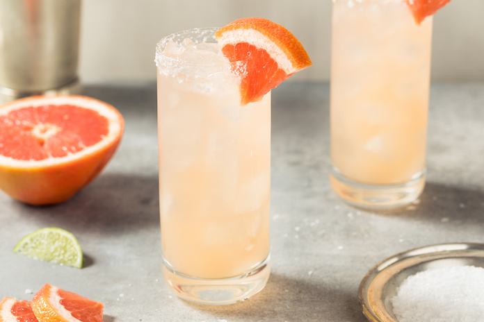 Paloma - frisk tequila cocktail med grapefrugt og lime